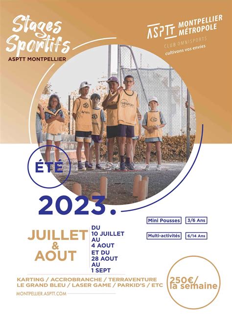 Inscriptions ouvertes pour l’été 2023 .
